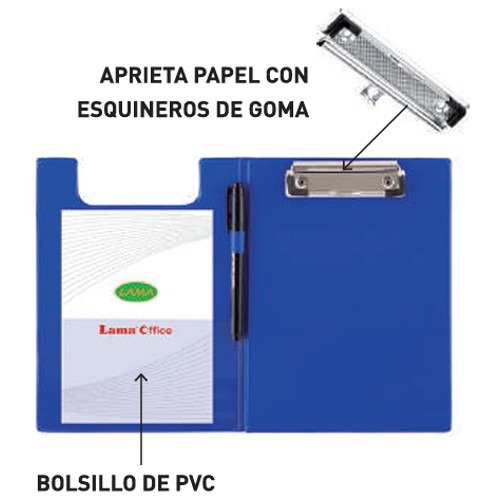 PORTABLOCK A4 PLASTIF.C/TAPA LAMA