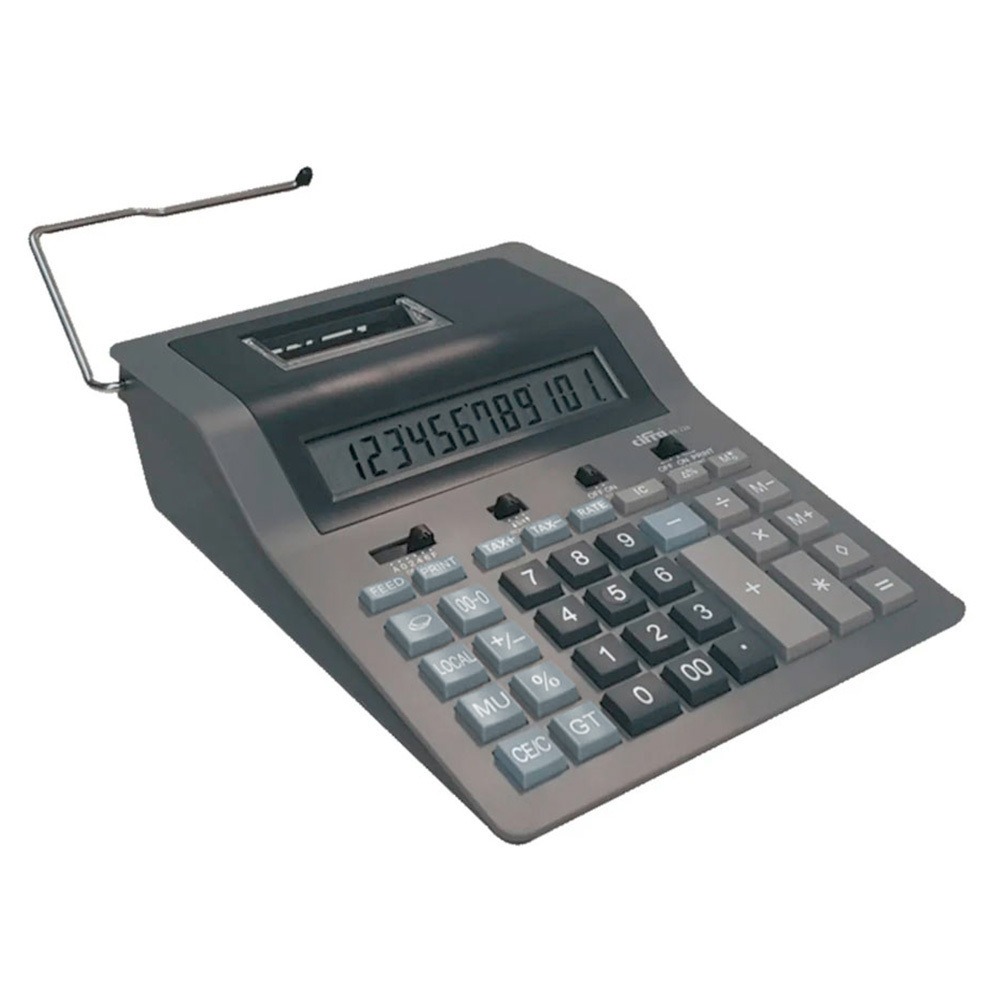 CALCULADORA C/PAPEL GRANDE 12 dig