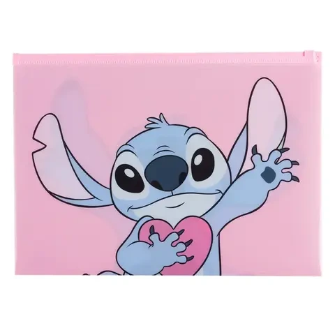 SOBRE PVC A4 C/CIERRE ZIP HORIZ. STITCH