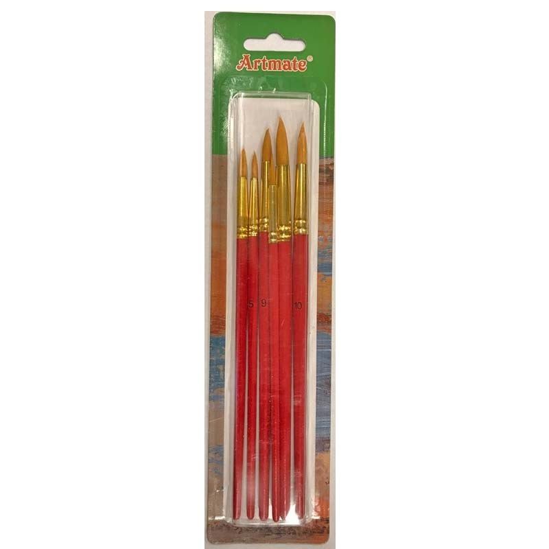SET PINCELES SINT.RED.x6u.ARTMATE