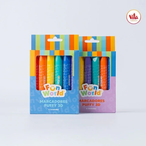 MARC.AL AGUA PUFFY 3D x6u RAINBOW