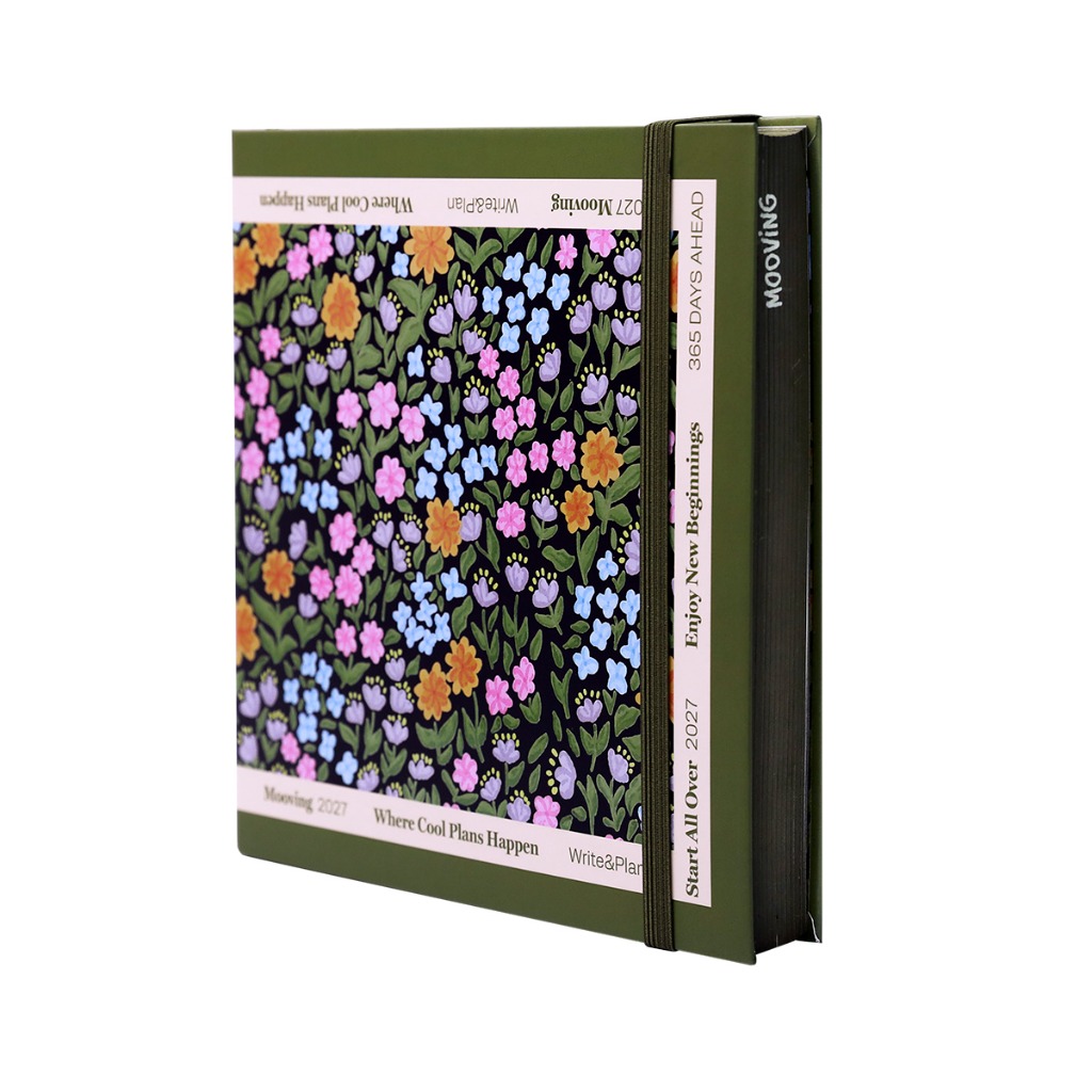 AGENDA CUADRADA DIARIA ENCUAD.19X19cm.LIBERTY