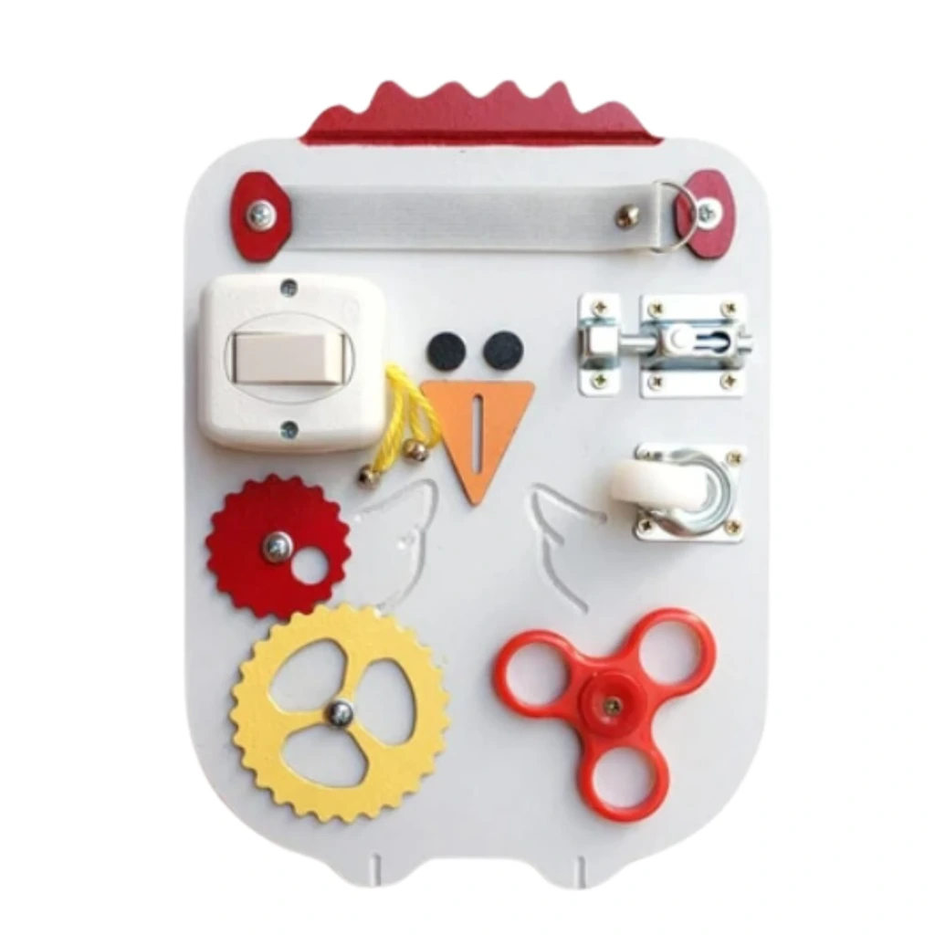 MINI TABLERO SENSORIAL GALLINA