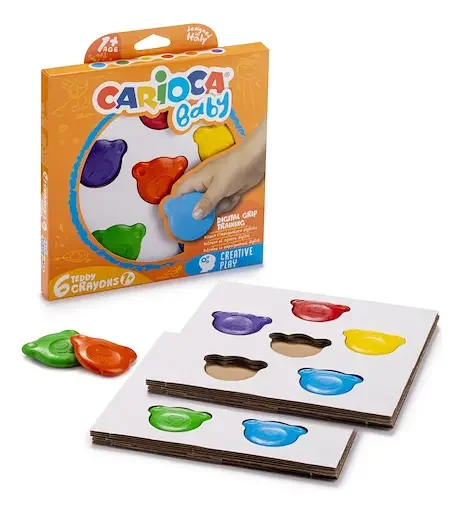 CRAYONESx6u.GRUESOS TEDDY BABY CARIOCA