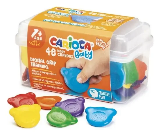 CRAYONESx48u.GRUESOS TEDDY BABY CARIOCA