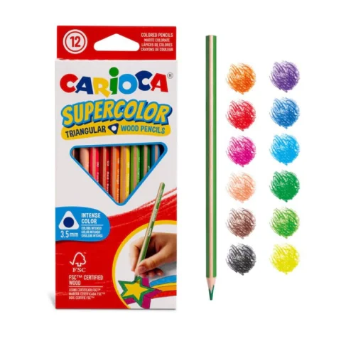 LAP.COLORESx12u.LARGOS SUPERCOLOR CARIOCA