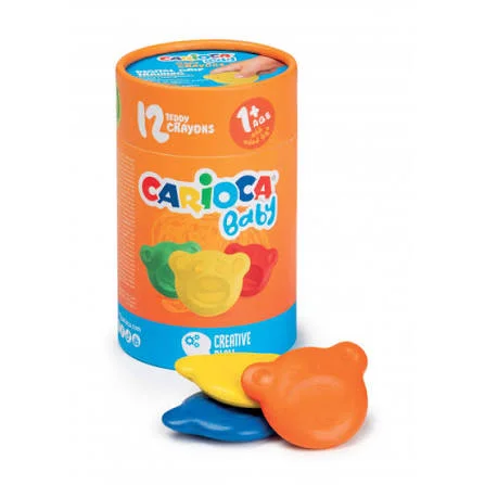 CRAYONESx12u.GRUESOS TEDDY BABY CARIOCA