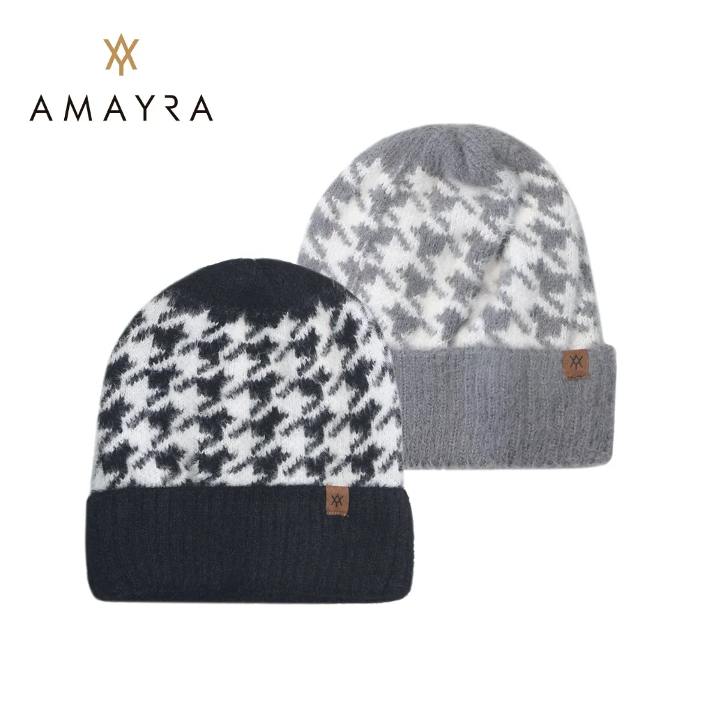 GORRO TEJIDO PIED DE POULE AMAYRA