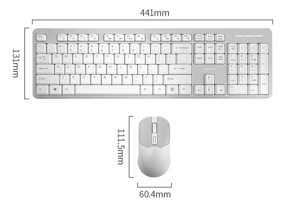 COMBO TECLADO+MOUSE INAL. X-100 NEGRO MOPII