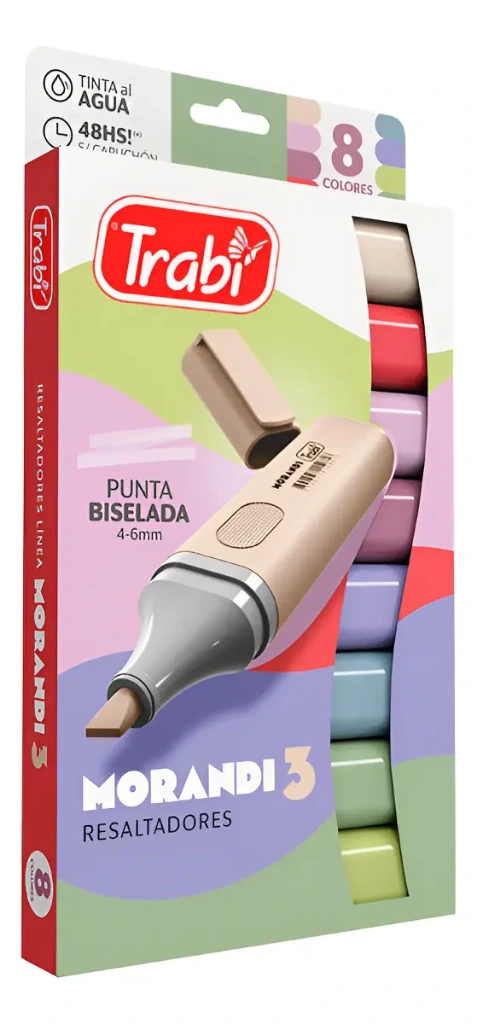 RESALTADOR GRUESO P/CHATA x 8u MORANDI TRABI