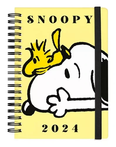 AG.N*7 DIARIA C/ESP.14x20cm. SNOOPY MOOVIING