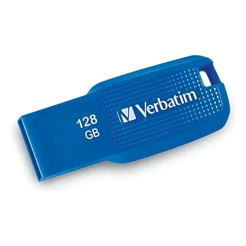 PEN DRIVE 128GB AZUL MICROBAN VERBATIN