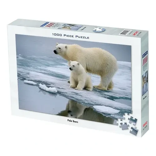 PUZZLE DE 1000 PZAS.OSO POLARES
