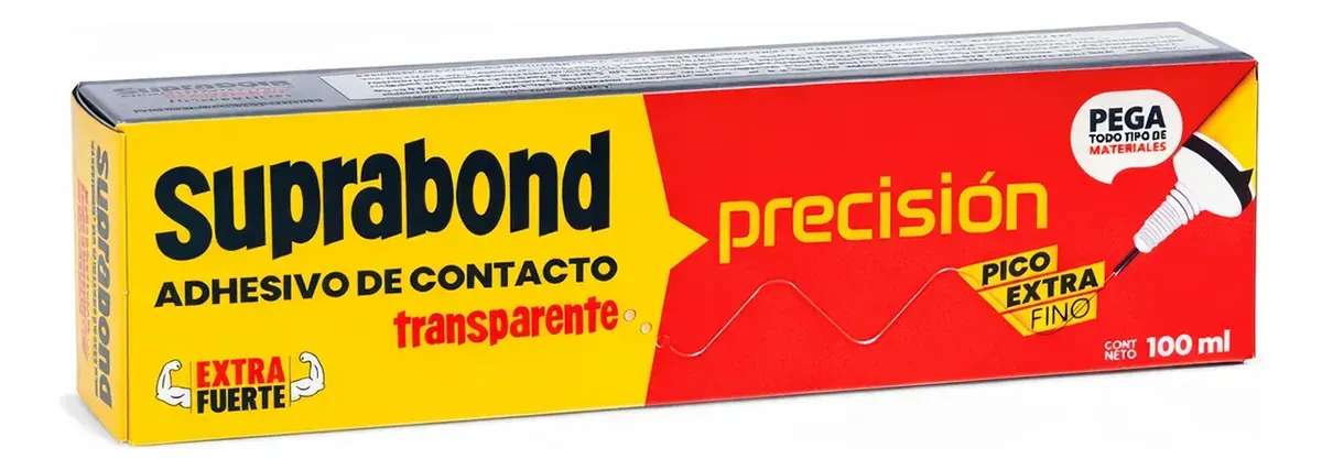 ADHES. CONTACTO PRECISION 100ML TRANSP. SUPRAB