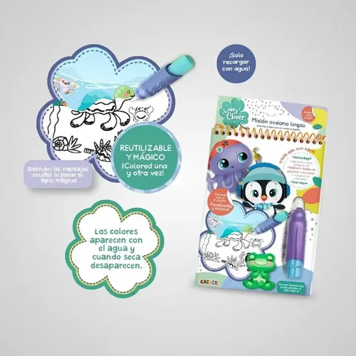 COL.LUCKY CLOVER MISION OCEANO LIMPIO KREKER