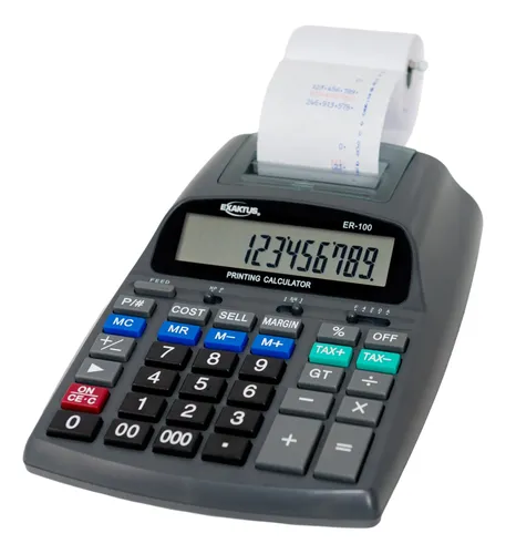 CALC C/PAPEL .12dig. MEDIANA ER 100 EXAKTUS
