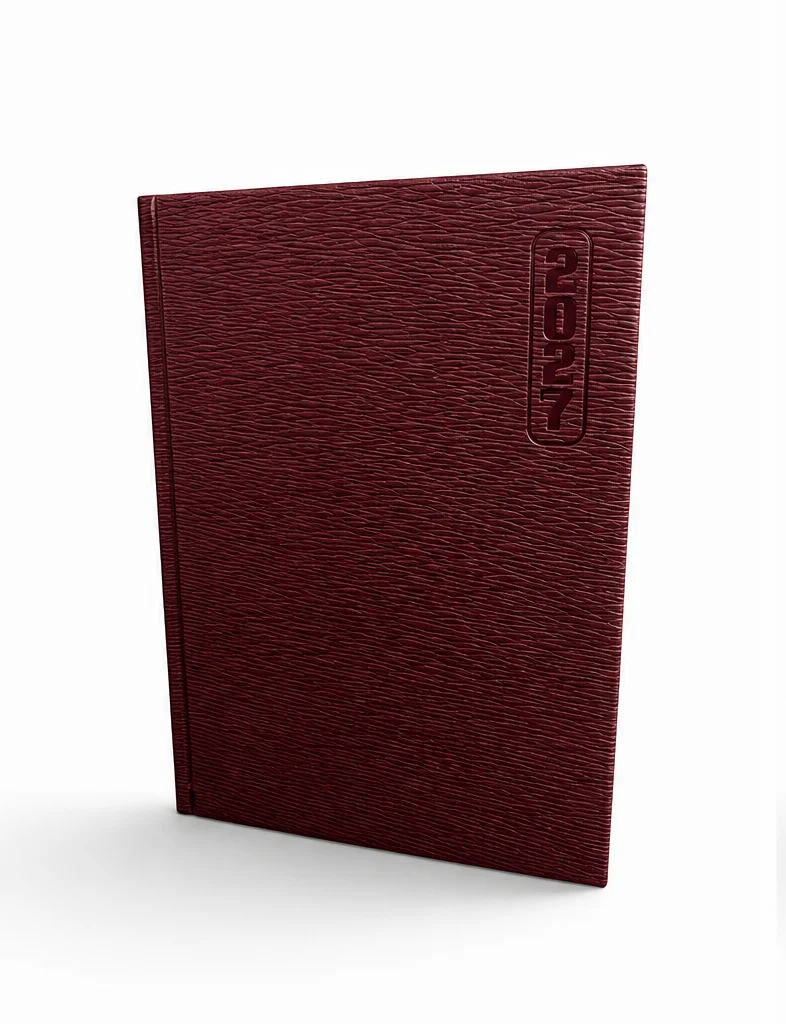AG.N°8 SEMANAL  ENCUAD.17x24 RIVOLI BORDEAUX