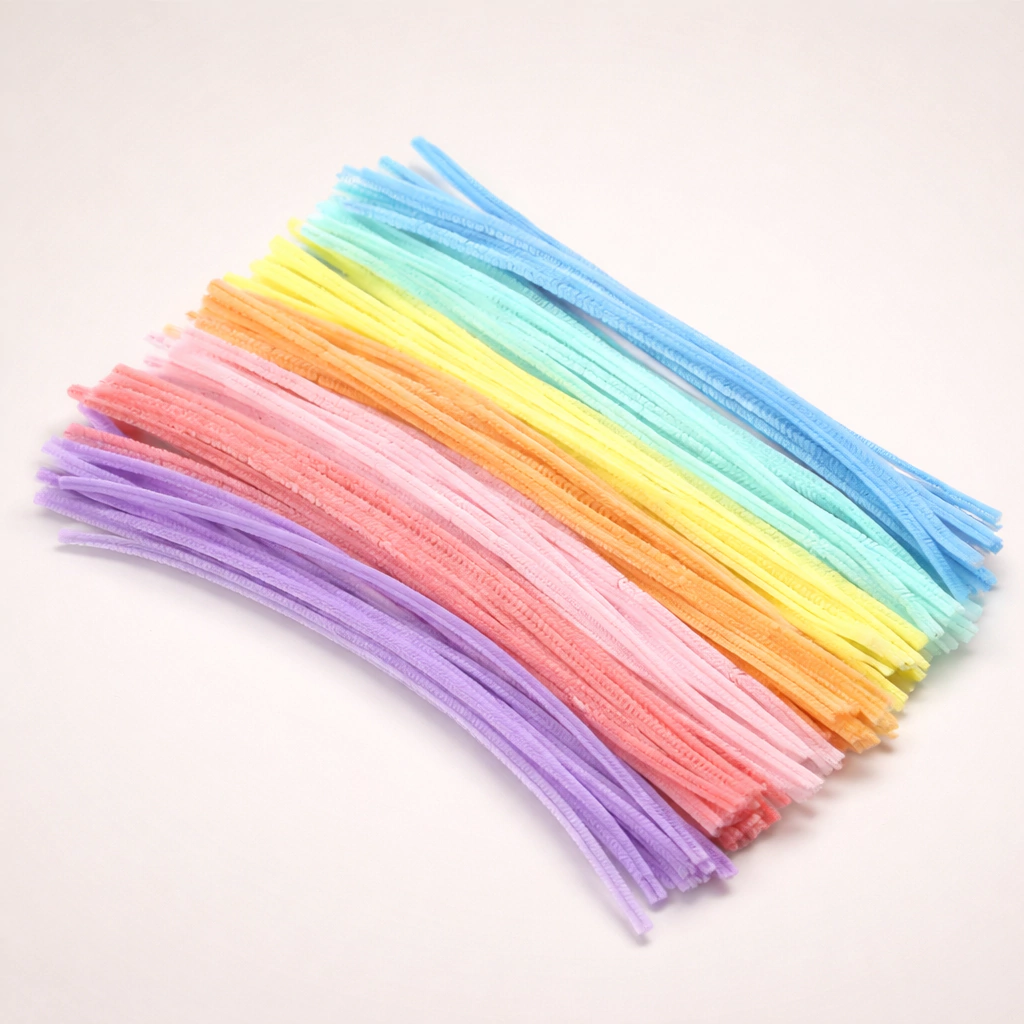 LIMPIA PIPA COLORES PASTEL 1mt. x50u.CBX