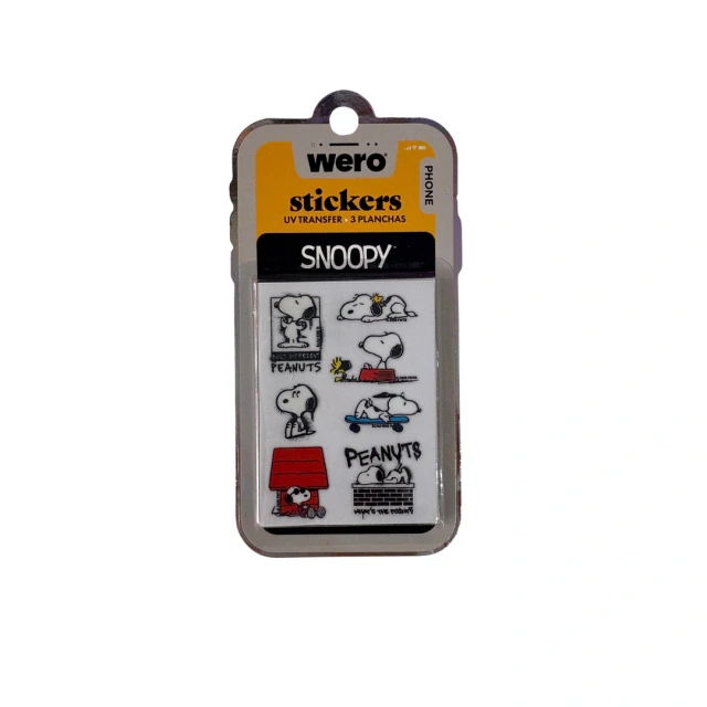STICKER PHONE x3u. SNOOPY