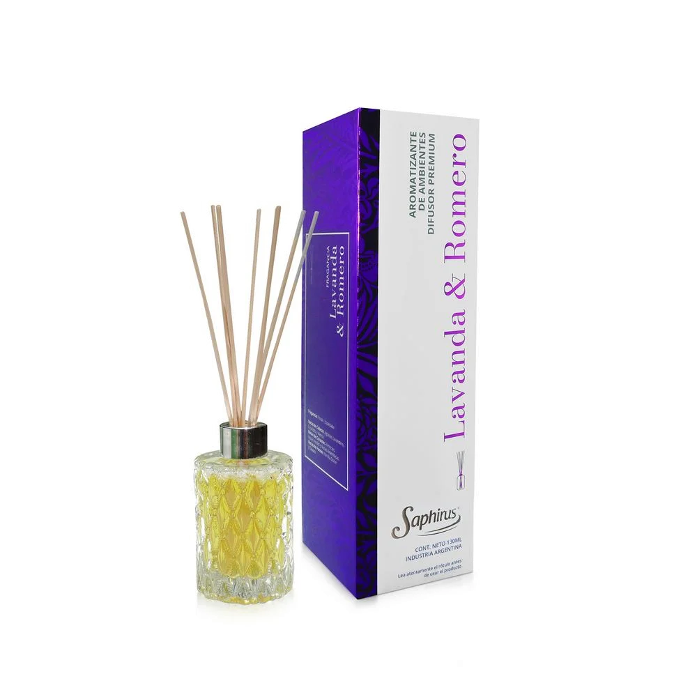 DIFUSOR C/VAR. LAV. Y ROMERO SAPHIRUS PREMIUM