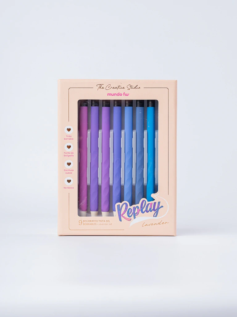 BOLIGR. 0.5mm. BORRABLE x9 COL. LAVANDER