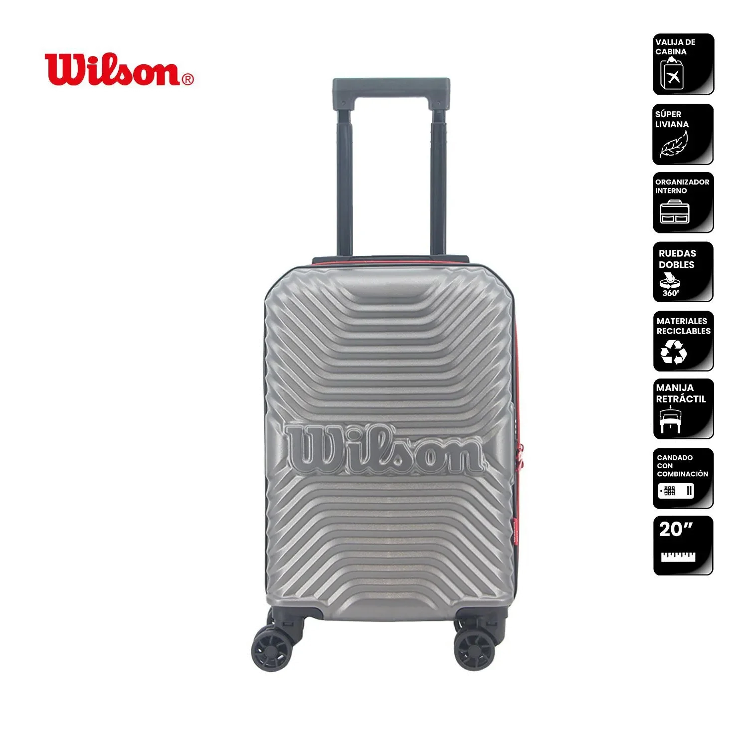 VALIJA 20*EXTENSIBLE CARRY ON 53x34x22cm.