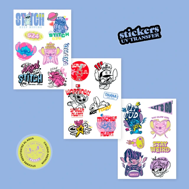 STICKER PHONE x3u. STITCH